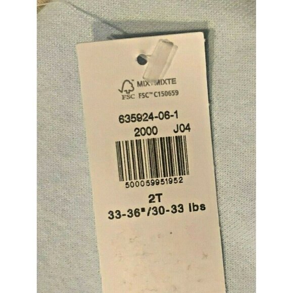 Old Navy Girls Graphic Sweatshirt Size 2T Light Blue Drawstring Hem Long Sleeve - Picture 6 of 11